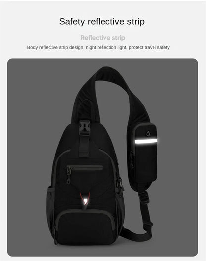 Shoulder Backpack Sling & Chest Crossbody Bag