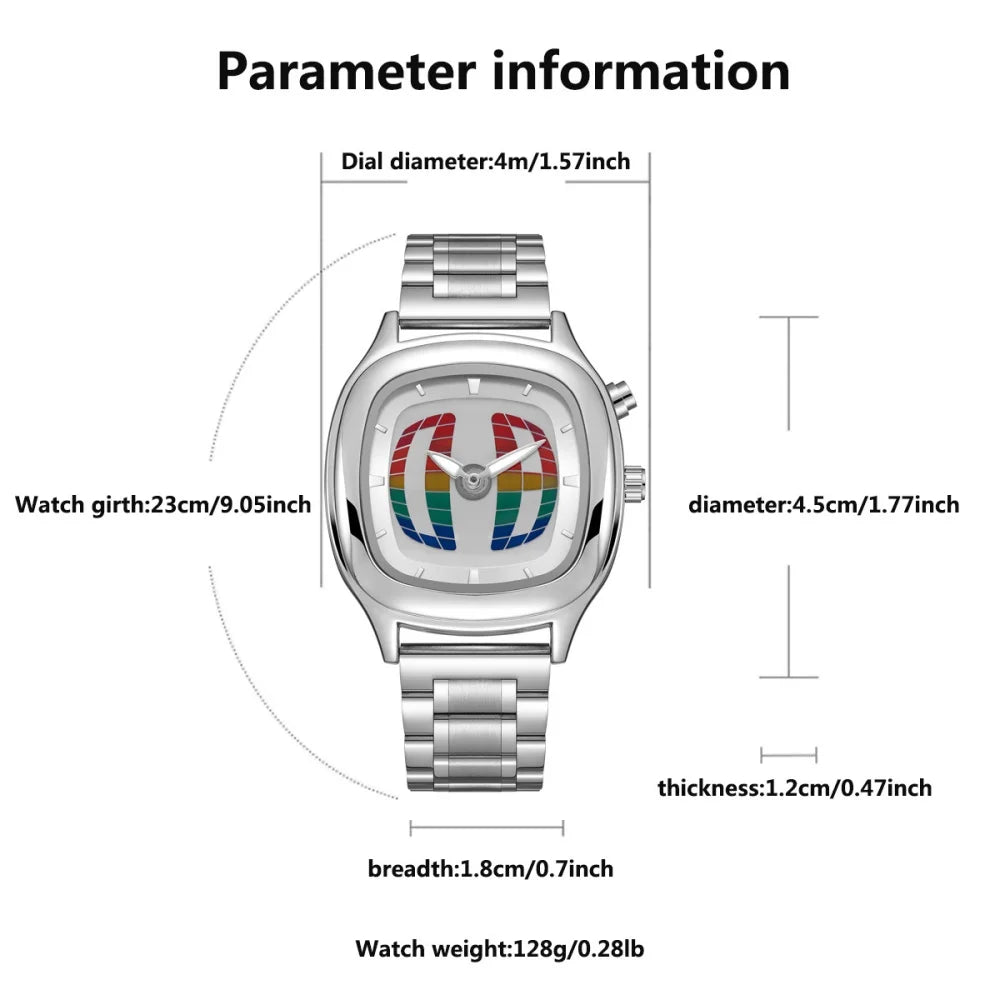Dynamic Dual Digital Display Luminous  Wristwatches Concepts