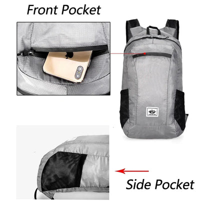 Waterproof Foldable Travel Backpack for Storage  & Accessories