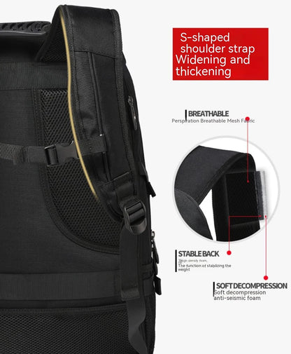 50L & 80L Large Travel Backpack with Separate Shoe Compartment