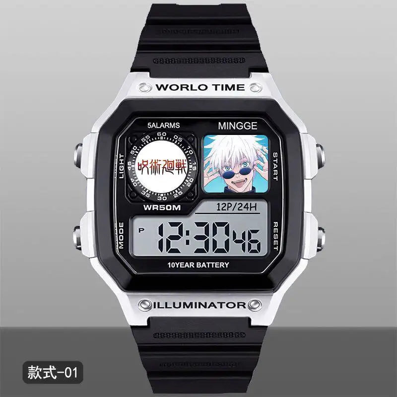 Jujutsu Kaisen Inspired Gojo Digital Sports Watch