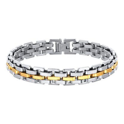 Vnox Stylish Strap Chain Bracelets
