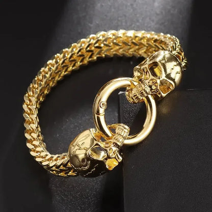 Skull Beaded Bracelet