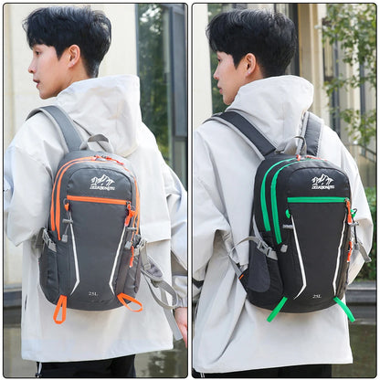25L Lightweight Waterproof Hiking Hydration Backpack, Breathable Unisex Daypack for Cycling Climbing Camping Travel