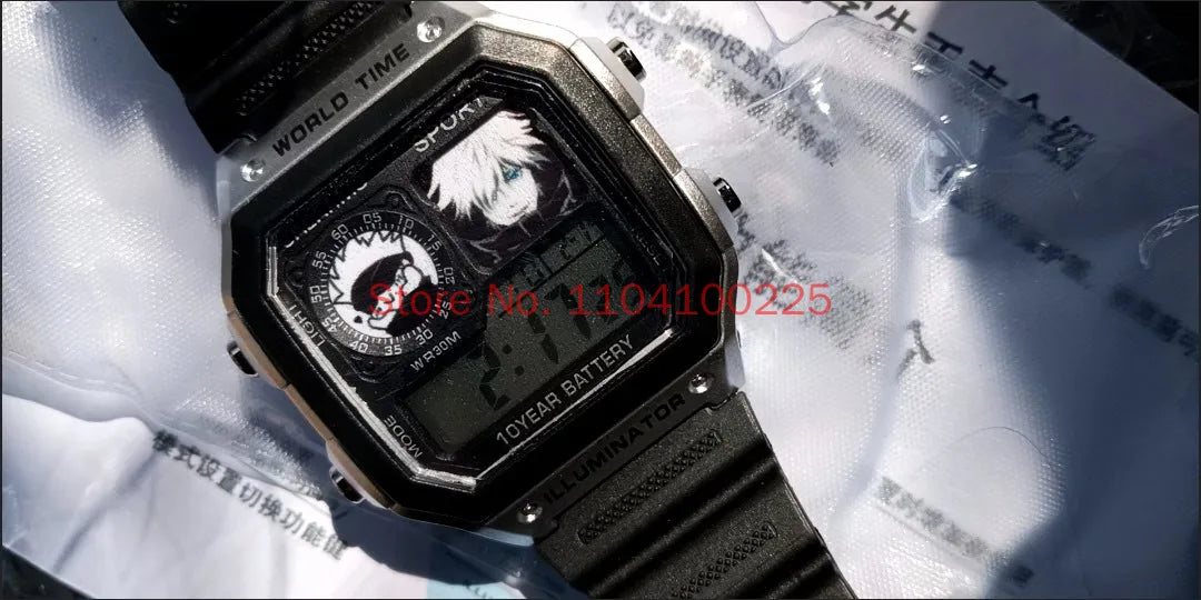 Jujutsu Kaisen Inspired Gojo Digital Sports Watch