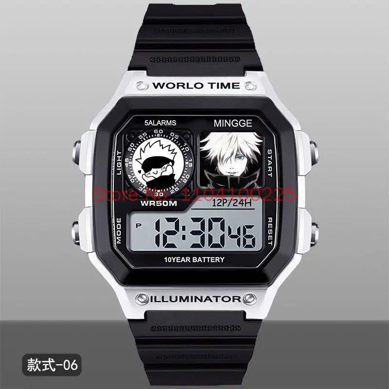Jujutsu Kaisen Inspired Gojo Digital Sports Watch