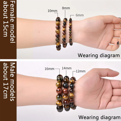 Colored Tiger Eye Bracelet