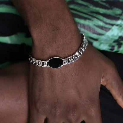 Men\'s Retro Gothic Skull Bracelet Fashionable Cool Street Party Bangles Jewelry Gift