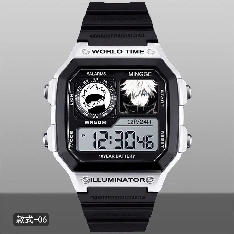 Jujutsu Kaisen Inspired Gojo Digital Sports Watch