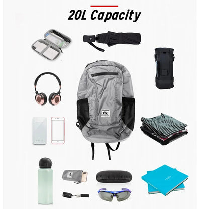 Waterproof Foldable Travel Backpack for Storage  & Accessories