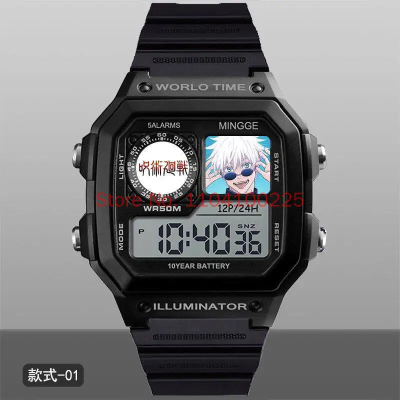 Jujutsu Kaisen Inspired Gojo Digital Sports Watch