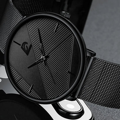 Ultra-thin Simple Style Business Quartz Wristwatch