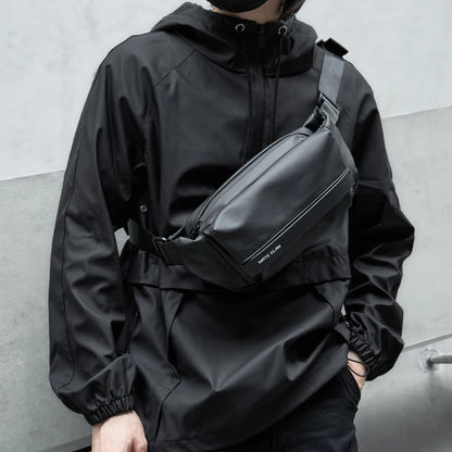 Waterproof Chest Bag, Solid Crossbody Bag for Travel & Sports