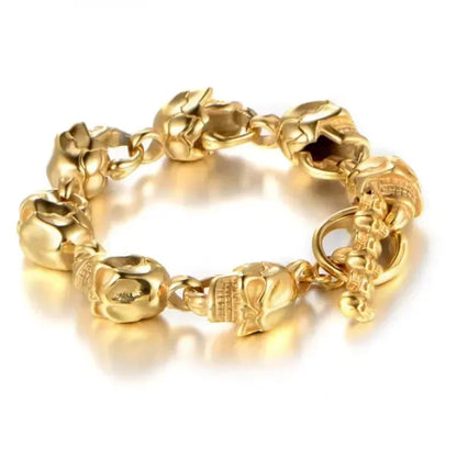 Skull Beaded Bracelet