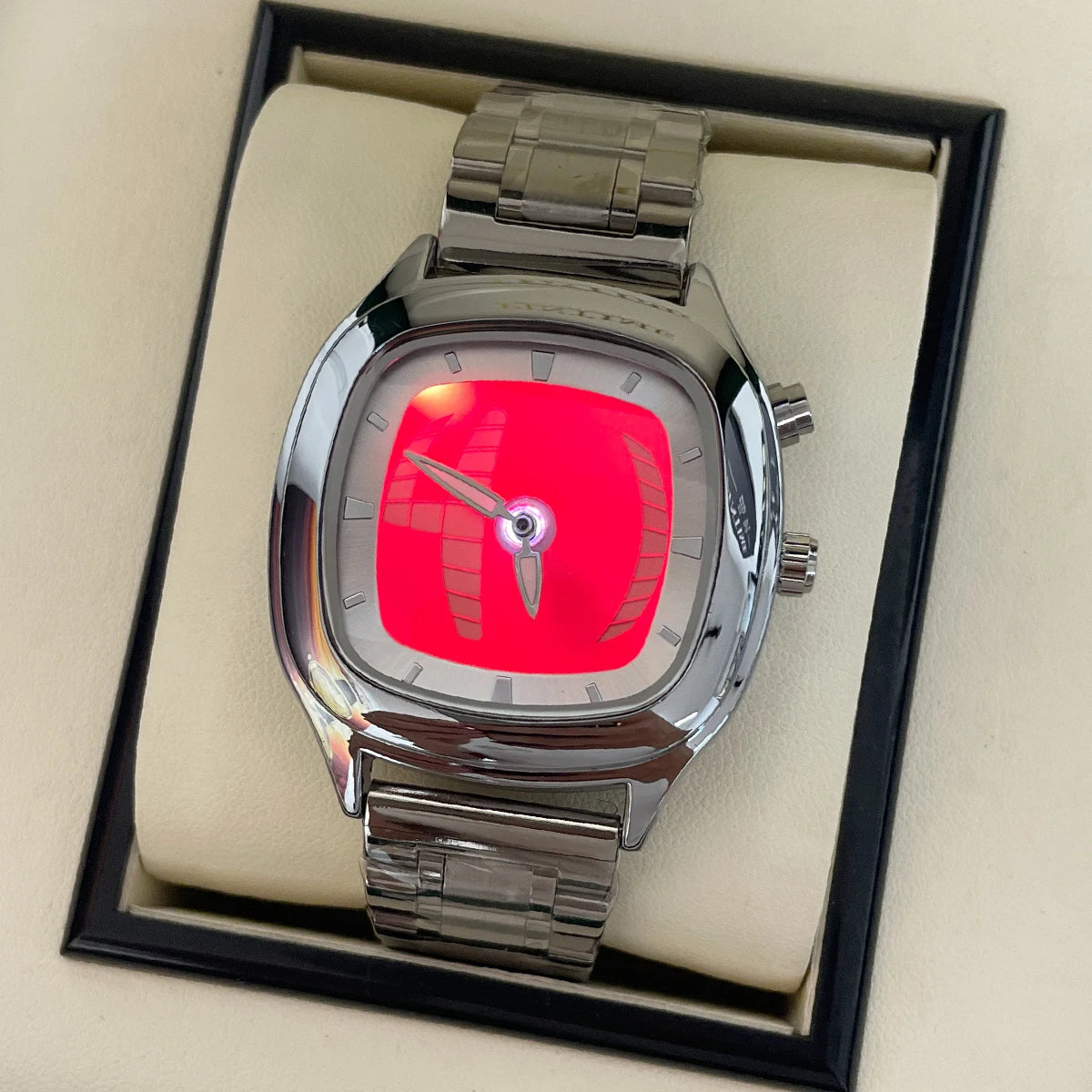 Dynamic Dual Digital Display Luminous  Wristwatches Concepts
