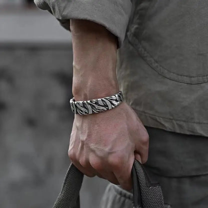 Men\'s Retro Gothic Skull Bracelet Fashionable Cool Street Party Bangles Jewelry Gift