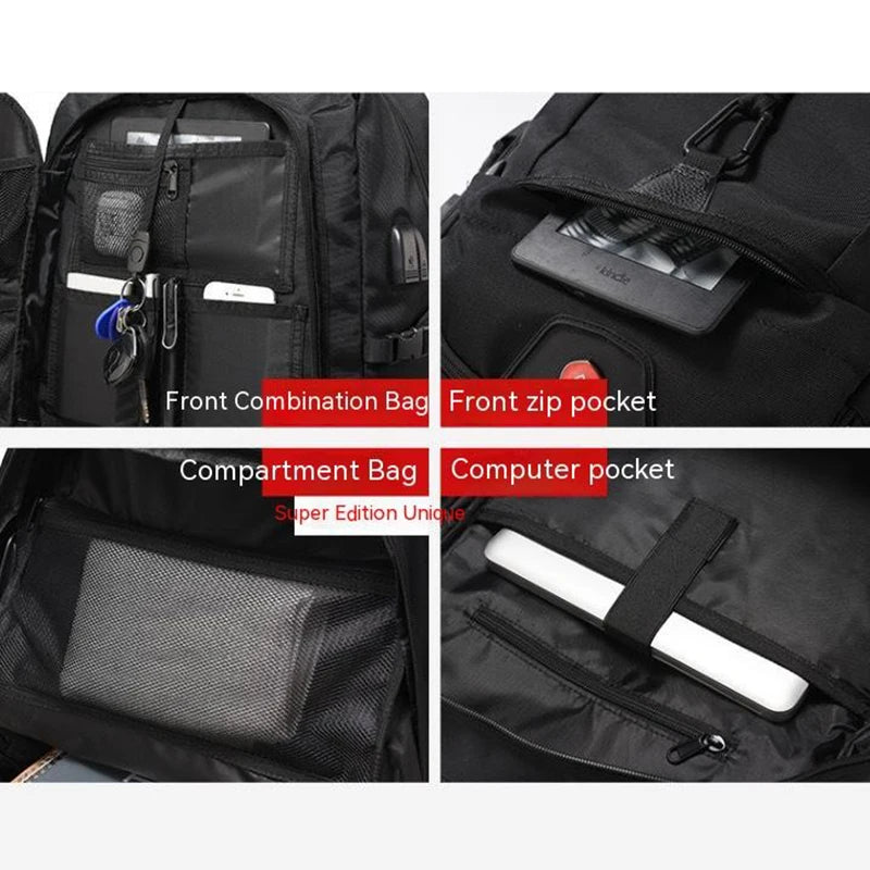 50L & 80L Large Travel Backpack with Separate Shoe Compartment