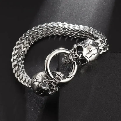 Skull Beaded Bracelet