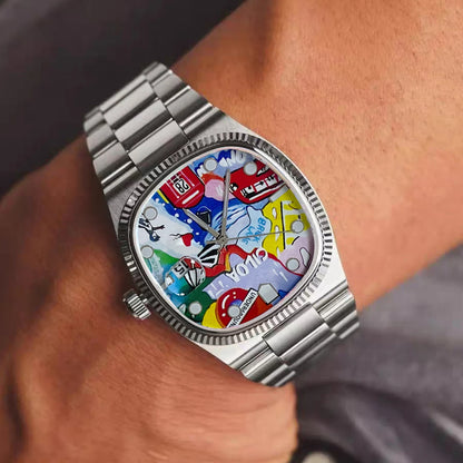 Cilo Square Silver Freestyle Watch