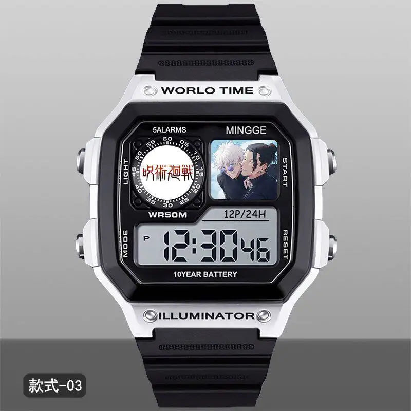 Jujutsu Kaisen Inspired Gojo Digital Sports Watch