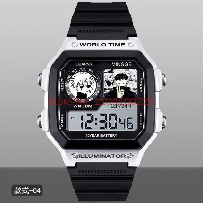 Jujutsu Kaisen Inspired Gojo Digital Sports Watch