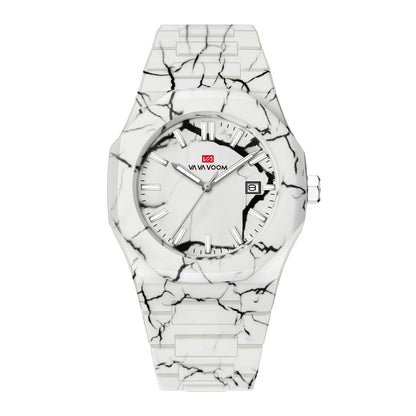 Concept Original  40mm Marble Pattern Dial Quartz Watch Movement with Night Light