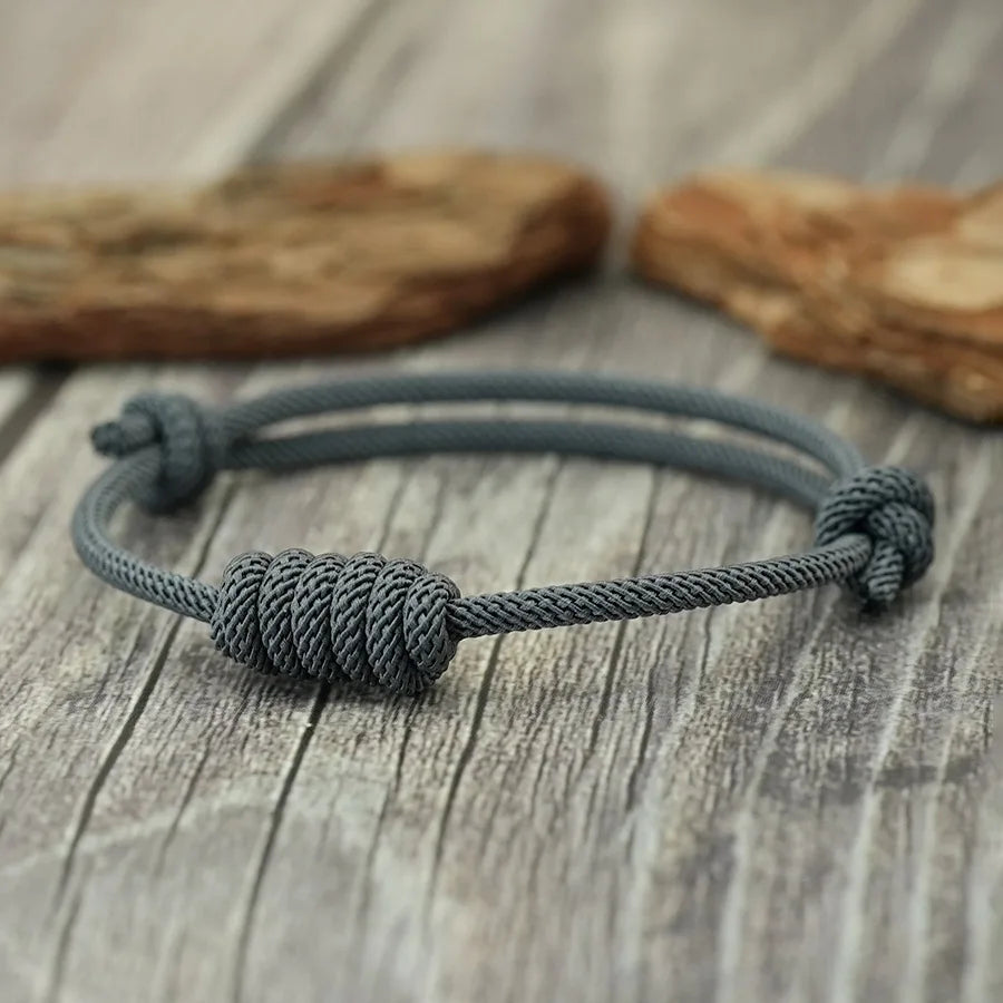 Handmade Milan Thread Luck Sliding Adjustable  Rope Bracelet