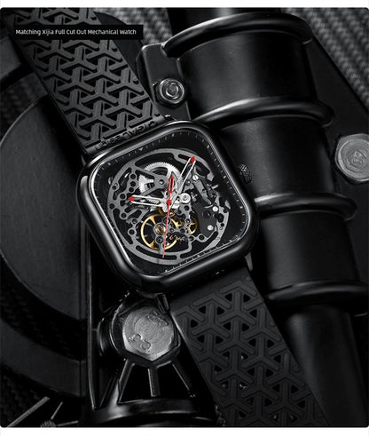 Ciga Design Skeleton Dial Silicone Strap