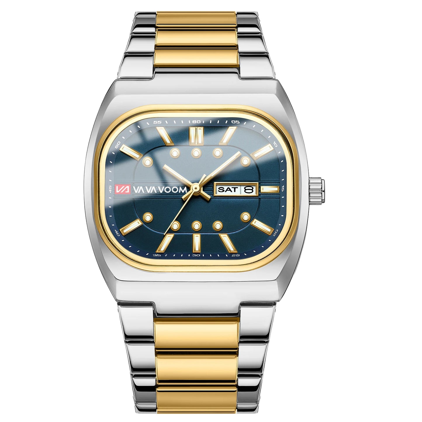 Voom Square Analog Diving Series Steel Watch
