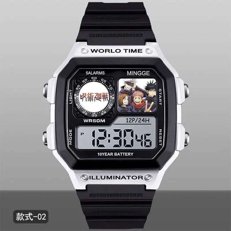 Jujutsu Kaisen Inspired Gojo Digital Sports Watch