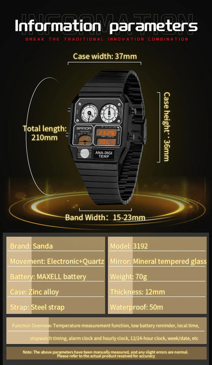 SAND Dual Monitor Electronic LED Night Watch