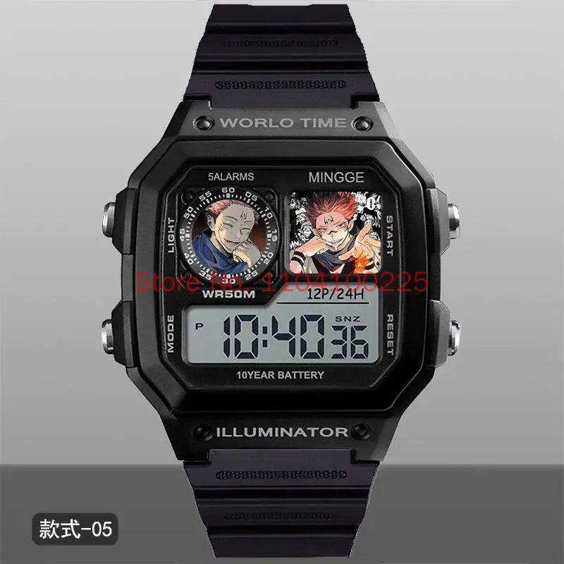 Jujutsu Kaisen Inspired Gojo Digital Sports Watch