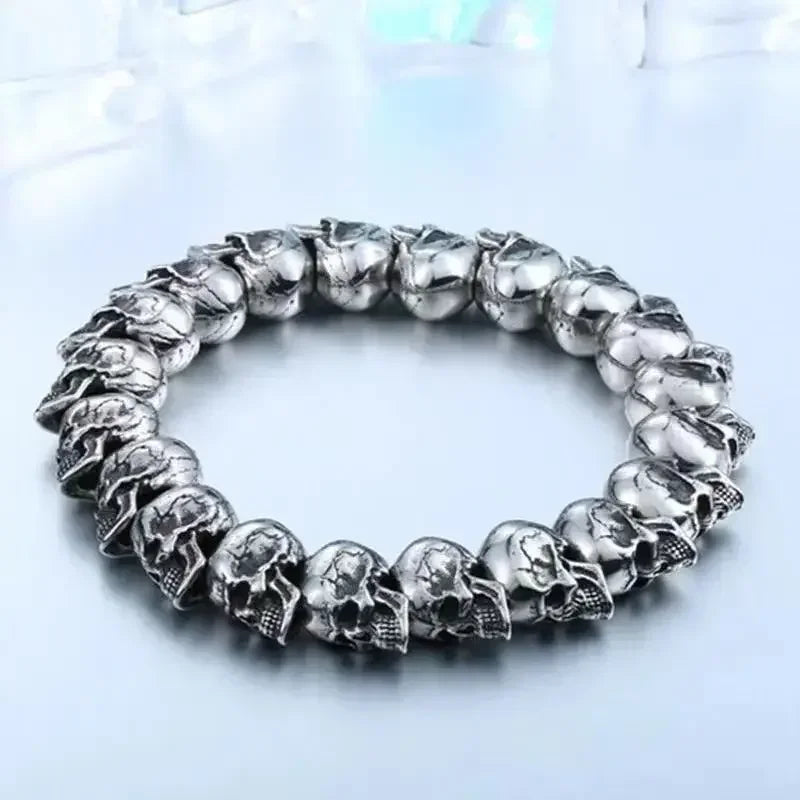 Skull Beaded Bracelet