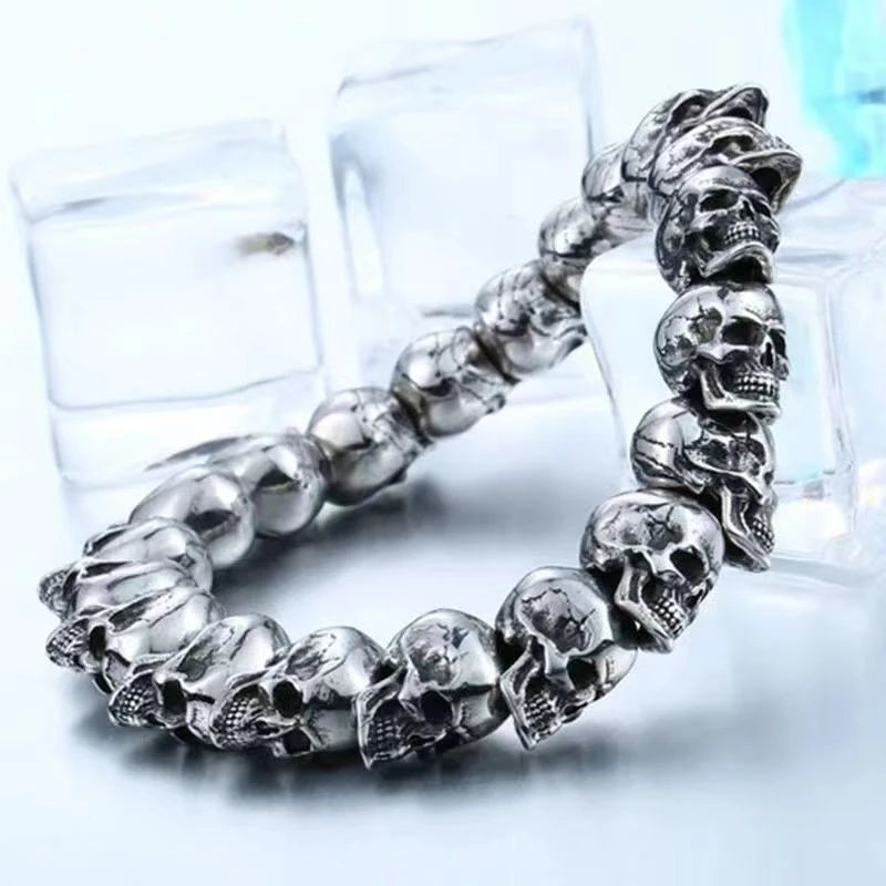 Skull Beaded Bracelet