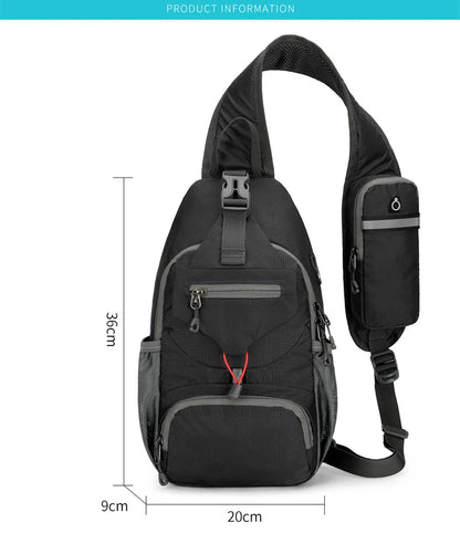 Shoulder Backpack Sling & Chest Crossbody Bag