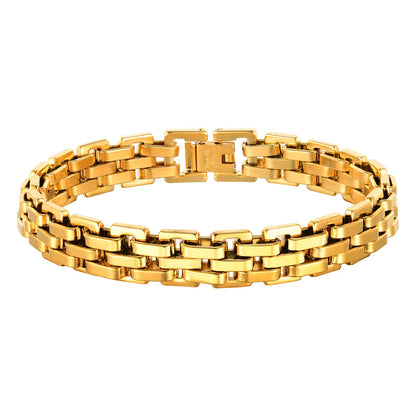 Vnox Stylish Strap Chain Bracelets