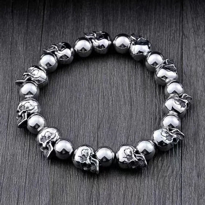 Skull Beaded Bracelet