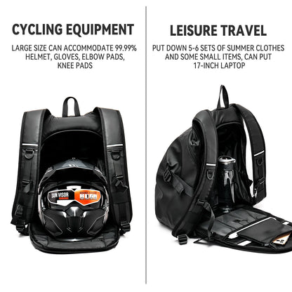 Motorcyclists Waterproof Reflective Travel Backpack