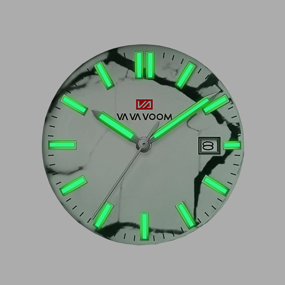 Concept Original  40mm Marble Pattern Dial Quartz Watch Movement with Night Light