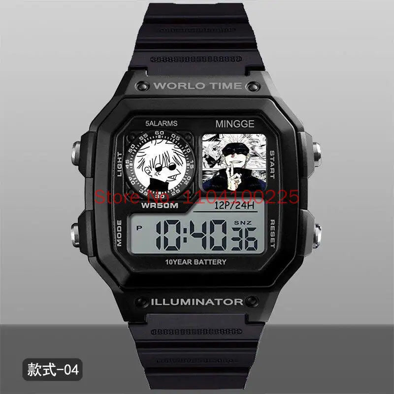 Jujutsu Kaisen Inspired Gojo Digital Sports Watch
