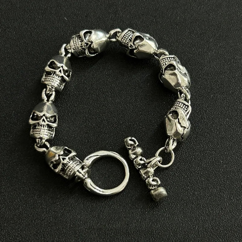 Skull Charm Bracelet Garber Style