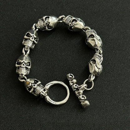 Skull Charm Bracelet Garber Style