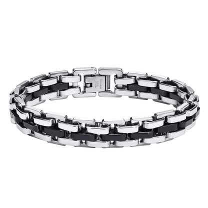 Vnox Stylish Strap Chain Bracelets