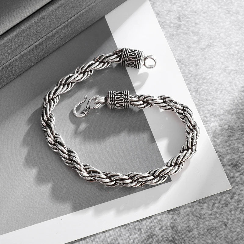 Men\'s Retro Gothic Skull Bracelet Fashionable Cool Street Party Bangles Jewelry Gift