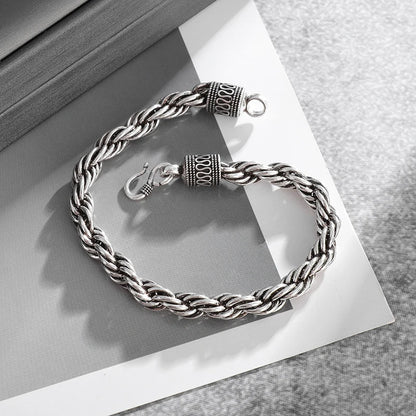 Men\'s Retro Gothic Skull Bracelet Fashionable Cool Street Party Bangles Jewelry Gift
